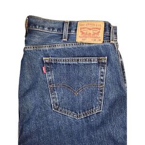 Levis‎ Men's 505 Jeans 42x30 Original Rise Cowboy Western Medium Wash